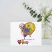 熱気球!!!コラージュ ポストカード (スタンド正面)