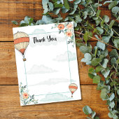 熱気球 サンキューカード