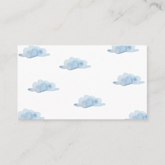 熱気球 – シャワーを表示 エンクロージャーカード (裏面)