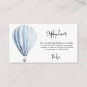 熱気球 – シャワーを表示 エンクロージャーカード (正面)