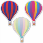 熱気球 シール (正面)