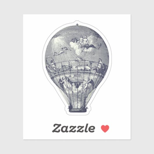 熱気球 シール (シート)