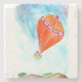 熱気球 ストーンコースター (正面)