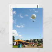 熱気球、トーキー ポストカード (正面/裏面)