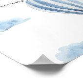 熱気球 – ドリンク ポスター (角)