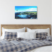 熱気球、ナパバレー キャンバスプリント (インサイチュ (寝室))