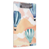 熱気球 | パステルウォーターカラー クリップボード (右)