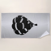 熱気球 ビーチタオル (正面)