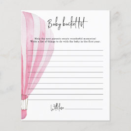 熱気球 – ベビーバケットリスト