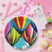 熱気球 ペーパープレート (パーティー)