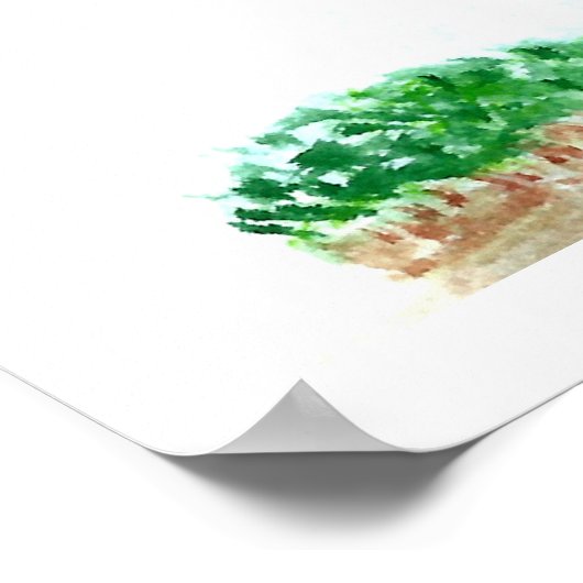 熱気球 ポスター (角)