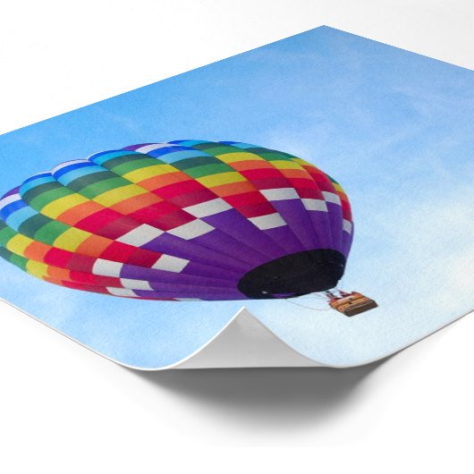 熱気球 ポスター (角)