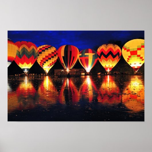 熱気球 ポスター (正面)