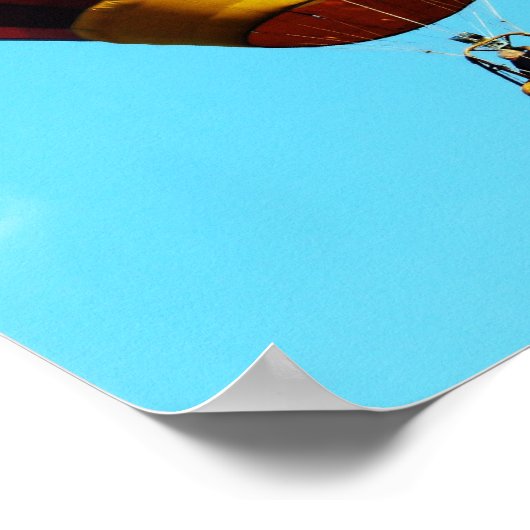 熱気球 – ポスター (角)