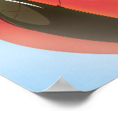 熱気球 ポスター (角)