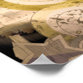 熱気球 ポスター (角)