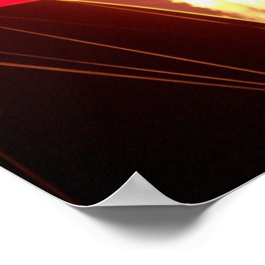 熱気球 ポスター (角)