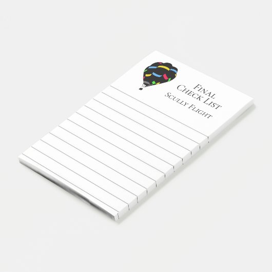 熱気球 ポストイット (アングル)