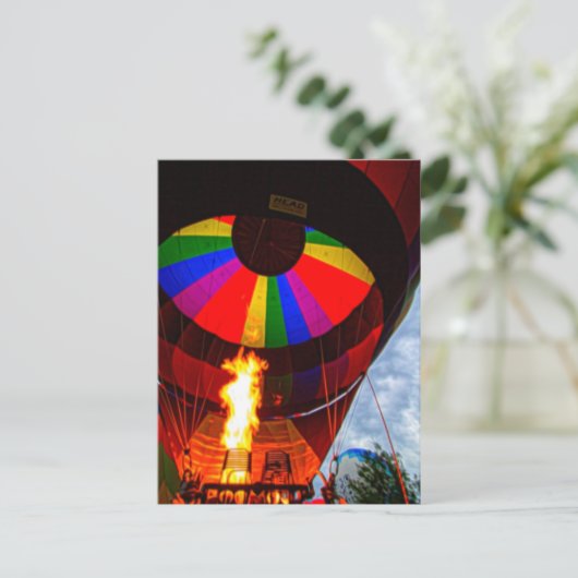 熱気球 ポストカード (スタンド正面)