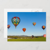 熱気球 ポストカード (正面/裏面)