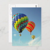 熱気球 ポストカード (正面/裏面)