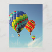 熱気球 ポストカード (正面)