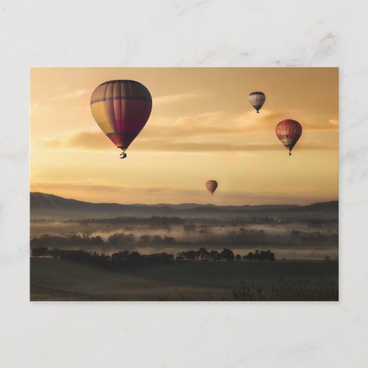 熱気球 ポストカード (正面)