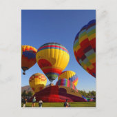 熱気球 ポストカード (正面)