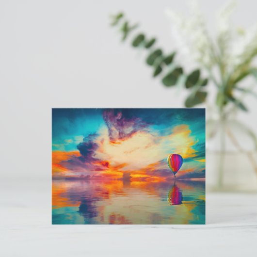 熱気球 ポストカード (スタンド正面)