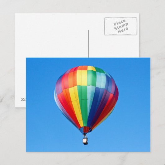 熱気球 ポストカード (正面/裏面)