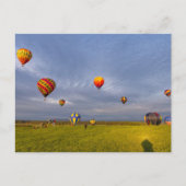 熱気球 ポストカード (正面)