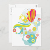 熱気球 ポストカード (正面/裏面)