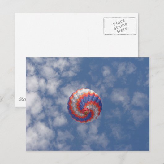 熱気球 ポストカード (正面/裏面)