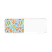 熱気球 ラベル (正面)