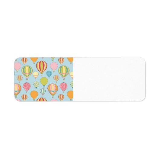 熱気球 ラベル (正面)