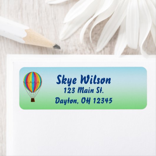 熱気球 ラベル (インサイチュ)
