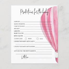 熱気球 – 予測とアドバイスベビー