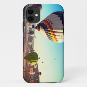 熱気球、冒険、旅行 iPhone 11 ケース