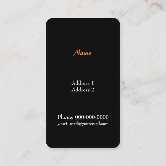 熱気球 名刺 (裏面)