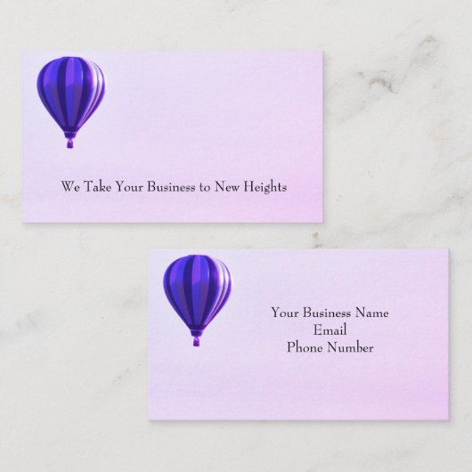 熱気球 名刺 (正面/裏面)