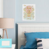 熱気球「愛は空中にある」 箔ポスター (インサイチュ (寝室))