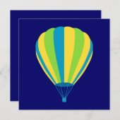 熱気球 招待状 (正面/裏面)