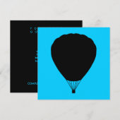 熱気球 招待状 (正面/裏面)