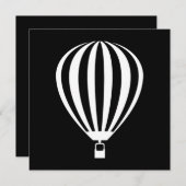 熱気球 招待状 (正面/裏面)