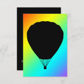 熱気球 招待状 (正面/裏面)