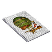 熱気球（緑） ノートブック (右側)