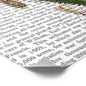 熱気球（緑） ポスター (角)