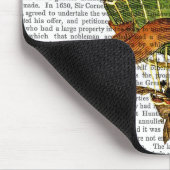 熱気球（緑） マウスパッド (コーナー)