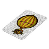 熱気球（黄色と赤） マグネット (左側)