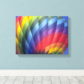 熱気球(4) キャンバスプリント (インサイチュ (ウッドフロア))